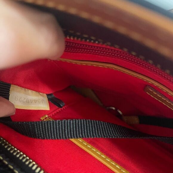 Dooney & Bourke VTG Florentine Black Satchel Purse Handbag New - Picture 15 of 16